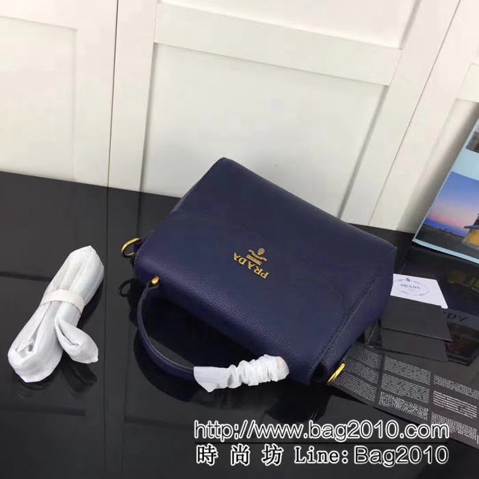 普拉達PRADA原單 秋夏最新款2968 原版荔枝紋 手提肩背包 PHY1628